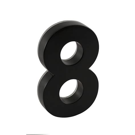 6 inch black metal house numbers|hard wired illuminated house numbers.